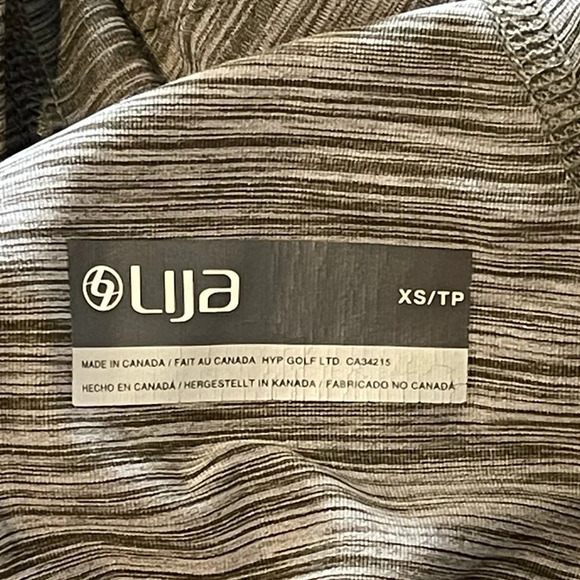 LIJA Gray Green Athletic Top - Size XS - Picture 2 of 2